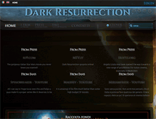 Tablet Screenshot of darkresurrection.com